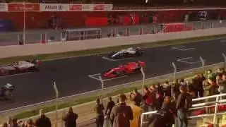 F1 2018 CARS RACE START PRACTICE   F1 2018 TESTING   RACE START