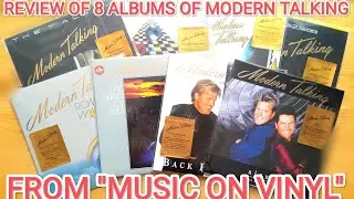 Review of 8 albums of Modern Talking on coloured vinyls from 