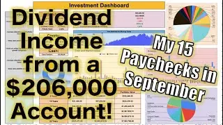 How Much My Dividend Portfolio Paid Me in September! ($206,000 Account)