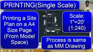 Printing  AutoCAD drawing as per Scale | AutoCAD Printing.