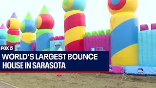 World’s largest bounce house in Sarasota