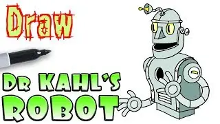 How to Draw Dr. Kahls Robot | Cuphead