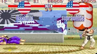 FT5 @sf2hf: Maximus (US) vs suprawhite (US) [Street Fighter II Hyper Fighting Fightcade] Oct 19