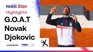 Novak Djokovic beats Carlos Alcaraz to win Olympic tennis gold at last! 🥇🐐 | #Paris2024 Highlights