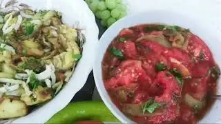 Два блюда к Шашлыку #вкуснаяеда #баклажан #кавказ
