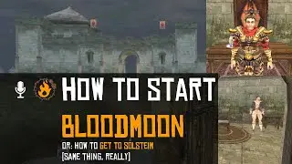 How to Start Bloodmoon (TES III Morrowind) | voiced|