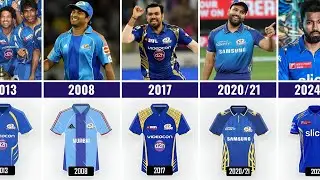 Evolution of MUMBAI INDIANS Jersey 2008 - 2024 | Mumbai Indians All IPL Jersey