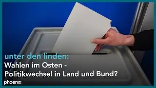 unter den linden: Wahlen im Osten - Politikwechsel in Land und Bund?