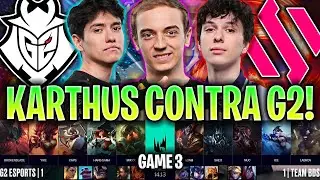 SACAN A KARTHUS CONTRA UN G2 EN SU MEJOR ESTADO! | G2 vs BDS Game 3 LEC PLAYOFFS 2024 ESPAÑOL LVP