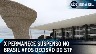 Primeira turma do STF confirma decisão de Moraes e mantém X suspenso | SBT Brasil (02/09/24)