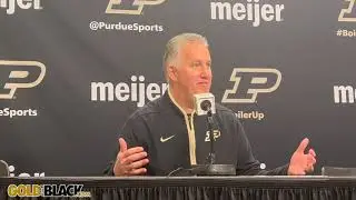 Post Grand Valley — Purdue coach Matt Painter