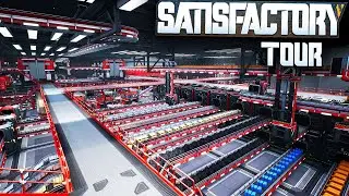 My 500 HOUR Satisfactory Update 6 Factory Tour!