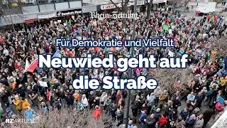 „Nein zu Rechtsextremismus, Rassismus und Antisemitismus“ - Neuwied geht auf die Straße