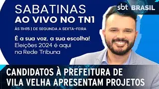 TV Tribuna realiza sabatina entre candidatos à Prefeitura de Vila Velha (ES) | SBT Brasil (02/09/24)