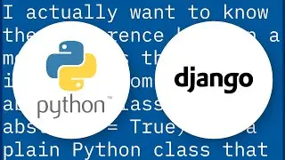 django abstract models versus regular inheritance