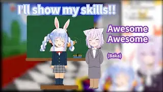 [Eng] Misleading All-Positive Teacher Okayu and Show-Off Student Pekora