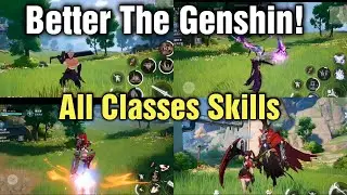 Crystal Of Atlan All Classes Transformations & Skills - Way Better Then Genshin!