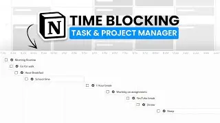 How I Time Block My Day in Notion!