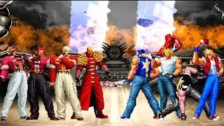 Kof Mugen Yashiro Team VS Terry Team
