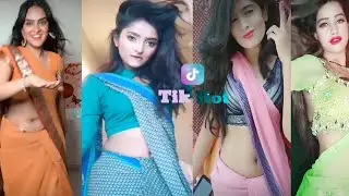 saree Girls hot navel showing tik tok part 2   hot dance    girls saree navel   by Tik Hot   