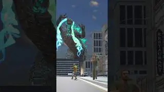 Godzilla doing Miku Beam 