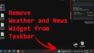 How to remove weather from Windows 10 | News and Interests Widget