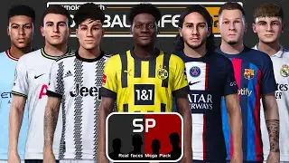 Real Faces Mega Pack Smokepatch Football Life 2023 - Update Official Facepack Smokepatch | PES21 Mod