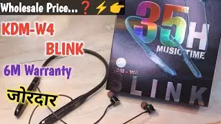 KDM W4 BLINK Wireless Earphone Unboxing With Wholesale Price...❓⚡👉