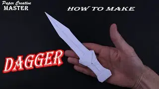 How to make a dagger out of paper