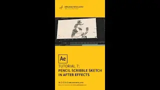 Pencil Scribble Sketch in After Effects - After Effects Tutorial 