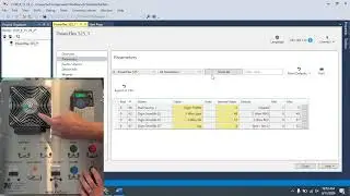 Programming the Jog Function and Parameters for a PowerFlex 525 using CCW