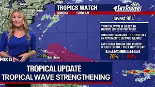 Invest 98L has high chance of becoming Ernesto