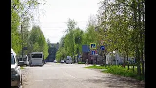 Летняя прогулка по улице Герцена города Сосногорск