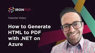 How to generate HTML to PDF with .NET on Azure PDF