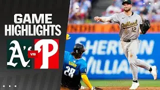 As vs. Phillies Game Highlights (7/12/24) | MLB Highlights