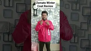 Zomato New Winter Coat Review #shorts #viral #shortsvideo #youtubeshorts #trending #zomato