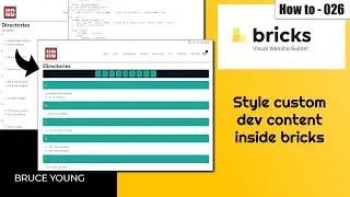 Style custom code in a function inside Bricks Builder