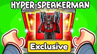 Unlocking #1 HYPER TITAN SPEAKERMAN in Toilet Tower Defense...