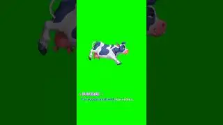 Green screen cartoon | Animated vedio | new vedio 2023 | 3d cow | short |@muazim305