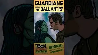 Gamora doesn't want to Netflix and Quill - TOON SANDWICH #funny #guardiansofthegalaxy #marvel #mcu