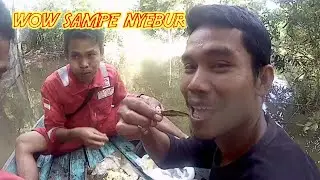 SIAPA YG CEPAT DIA DAPAT BERBURU IKAN DI EMPANG...!!! RELA NYEBUR PAK