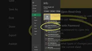 How to remove your password in Excel! 