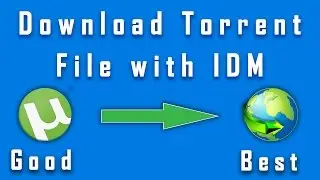 How To Download Torrent File With IDM Unlimited Size Step by Step Process 2017