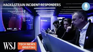 Overworked Cyberattack Responders Face Mental Health Strain | WSJ Tech News Briefing