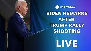 Watch live: President Biden addresses nation following Trump rally shooting