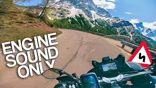 Ducati Multistrada 1260 S on Passo Rolle [RAW Onboard]