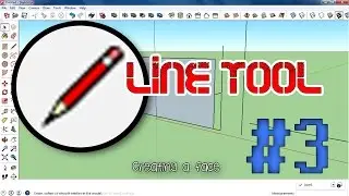 Sketchup Basics To Advanced Tutorial Series: Line tool|Complete Tutorial|