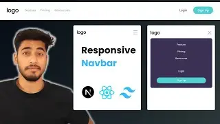 How To Build A Responsive Navbar In React With Tailwind CSS.