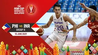 Philippines v Indonesia | Full Game - Asia Cup 2021 Qualifiers