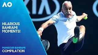 Mansour Bahrami's Best and Most Hilarious Moments! Australian Open